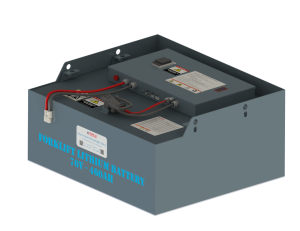Feature image Bình ắc quy Lithium 76V 460Ah xe nâng điện ngồi lái