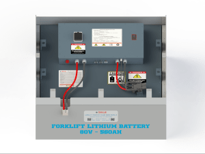 Bình ắc quy Lithium 80V 560Ah xe nâng điện ngồi lái TCM