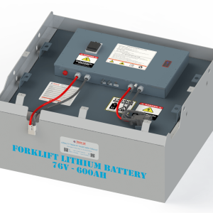 Bình ắc quy Lithium 76V 600Ah xe nâng điện ngồi lái TCM