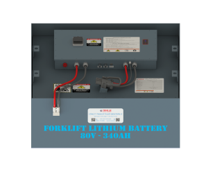 Feature image Bình ắc quy Lithium 80V 340Ah xe nâng điện ngồi lái