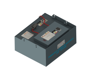 Feature image Bình ắc quy Lithium 76V 620Ah xe nâng điện ngồi lái Komatsu FE