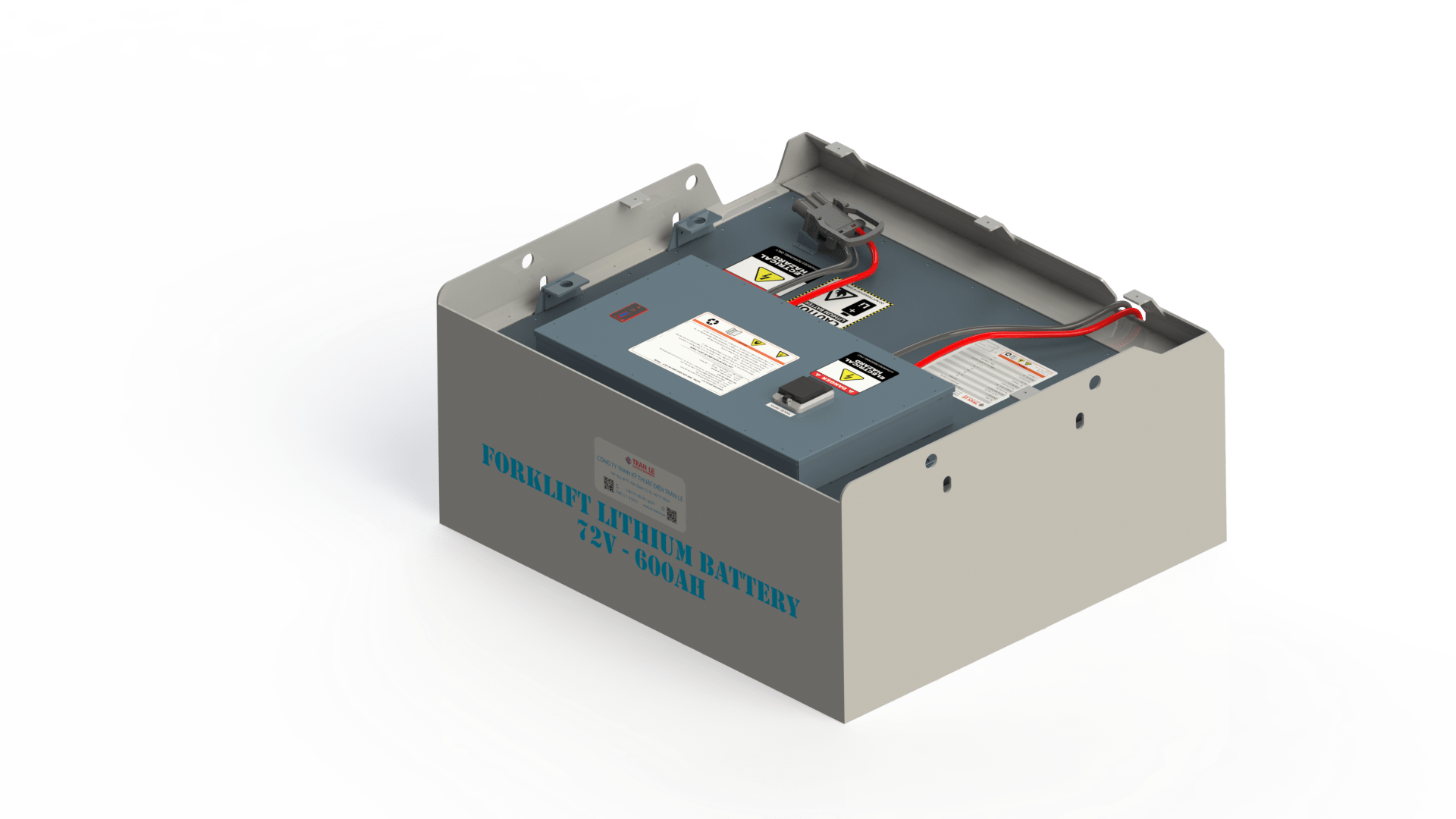 Bình ắc quy Lithium 72V 600Ah xe nâng điện ngồi lái TCM