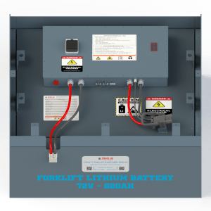 Bình ắc quy Lithium 72V 620Ah xe nâng điện ngồi lái TCM