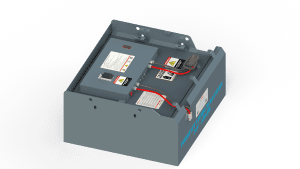 Bình ắc quy Lithium 76V 560Ah xe nâng điện ngồi lái TCM
