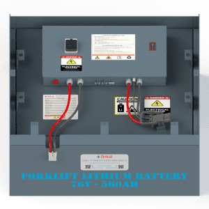Bình ắc quy Lithium 76V 560Ah xe nâng điện ngồi lái TCM