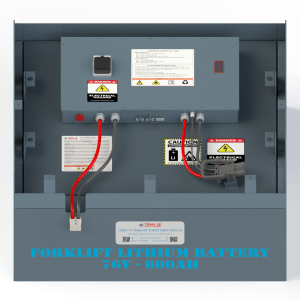 Bình ắc quy Lithium 76V 600Ah xe nâng điện ngồi lái TCM
