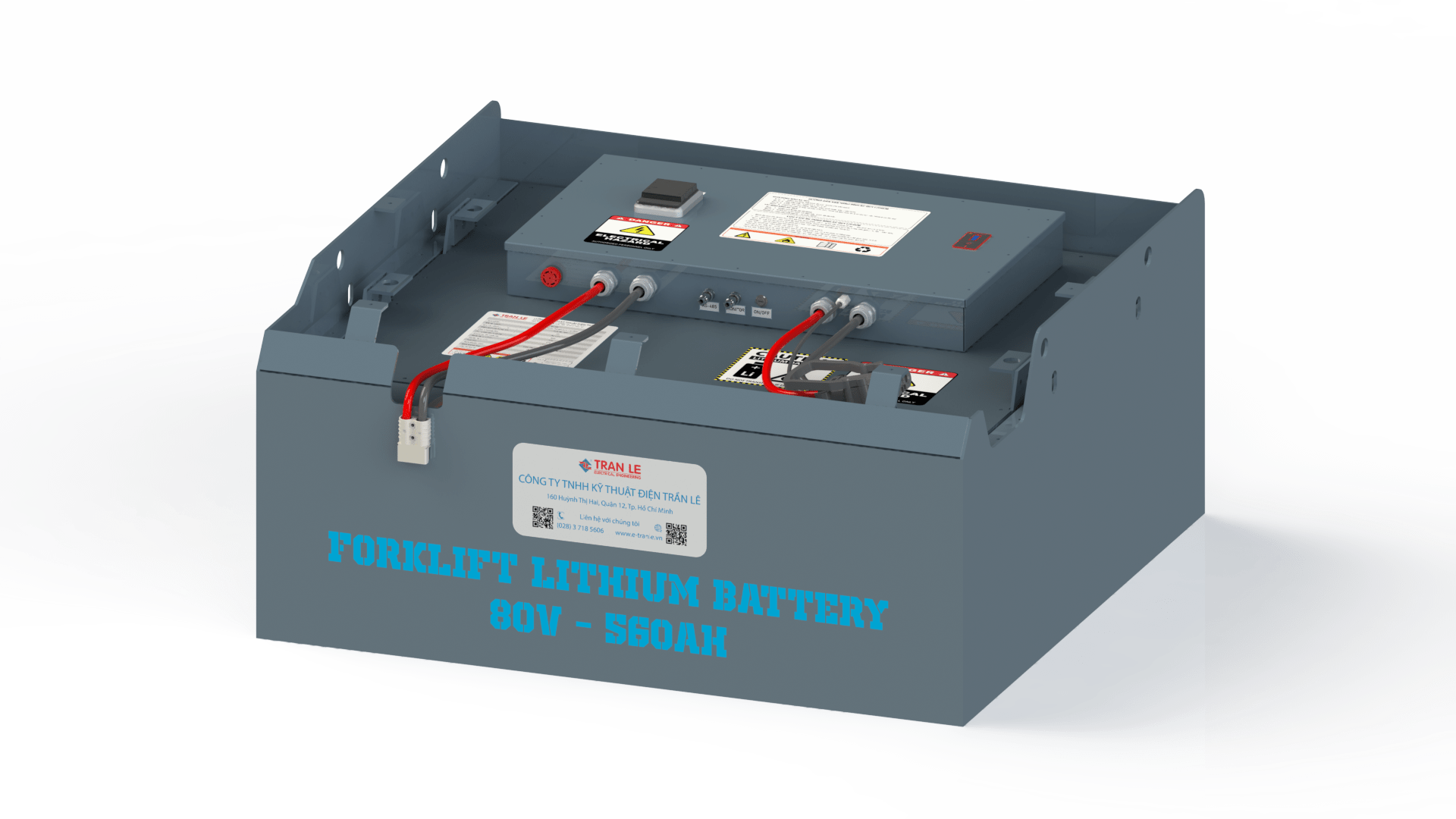 Bình ắc quy Lithium 80V 560Ah xe nâng điện ngồi lái 17 Bình ắc quy Lithium 80V 560Ah xe nâng điện ngồi lái TCM