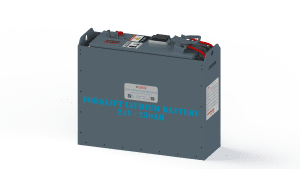 Feature image Bình ắc quy Lithium 24V 230Ah xe nâng điện kéo pallet Toyota