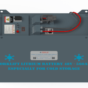 Bình ắc quy Lithium kho lạnh 48V 560Ah xe nâng điện tầm cao