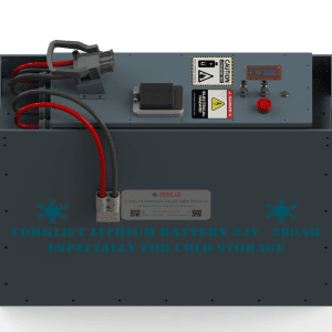 Bình ắc quy Lithium kho lạnh 24V 280Ah xe nâng điện kéo pallet