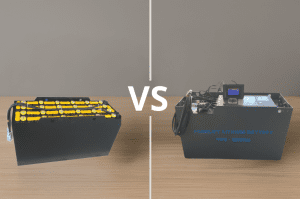 So sánh Ắc quy lithium xe nâng và Ắc quy chì-axit