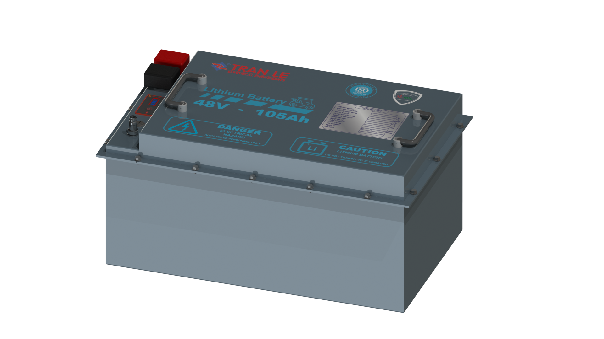 Bình ắc quy Lithium xe golf 48V-105Ah (2-6 GHẾ)