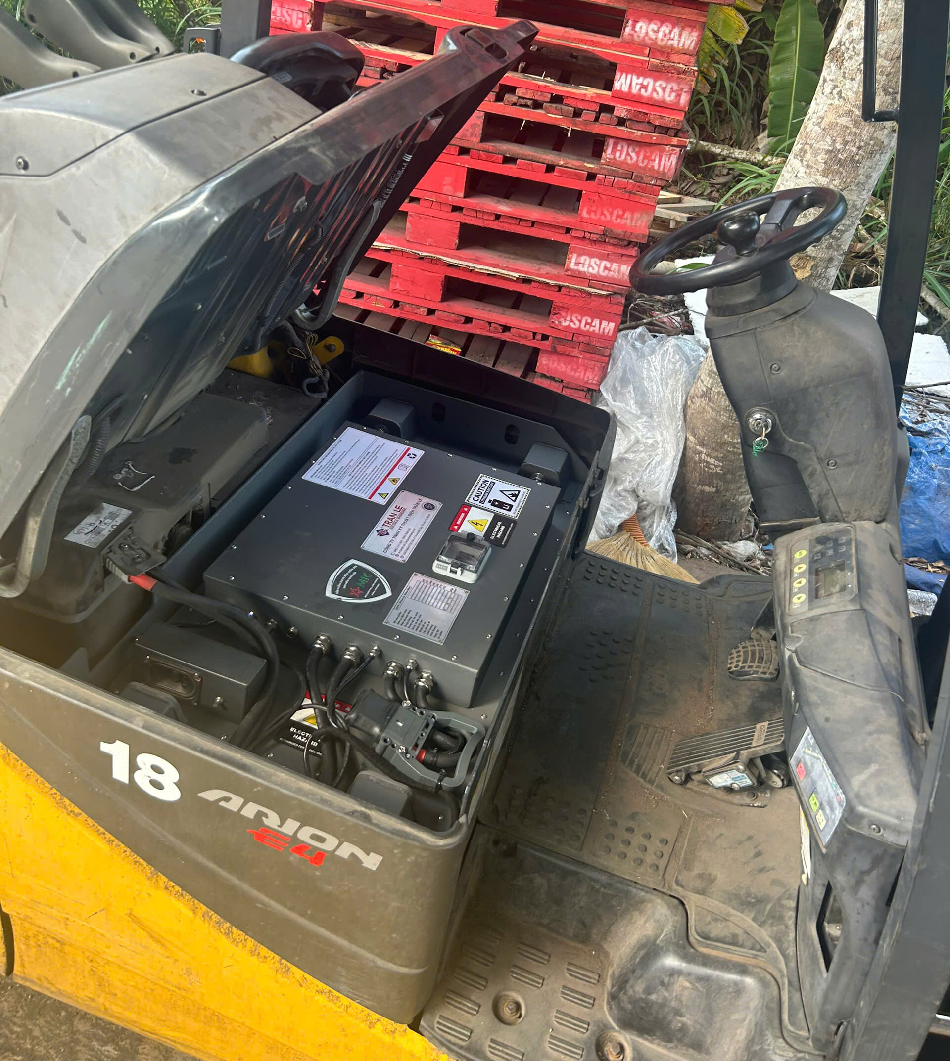Pin Lithium 48V-314Ah- Xe Nâng Komatsu FB18-12
