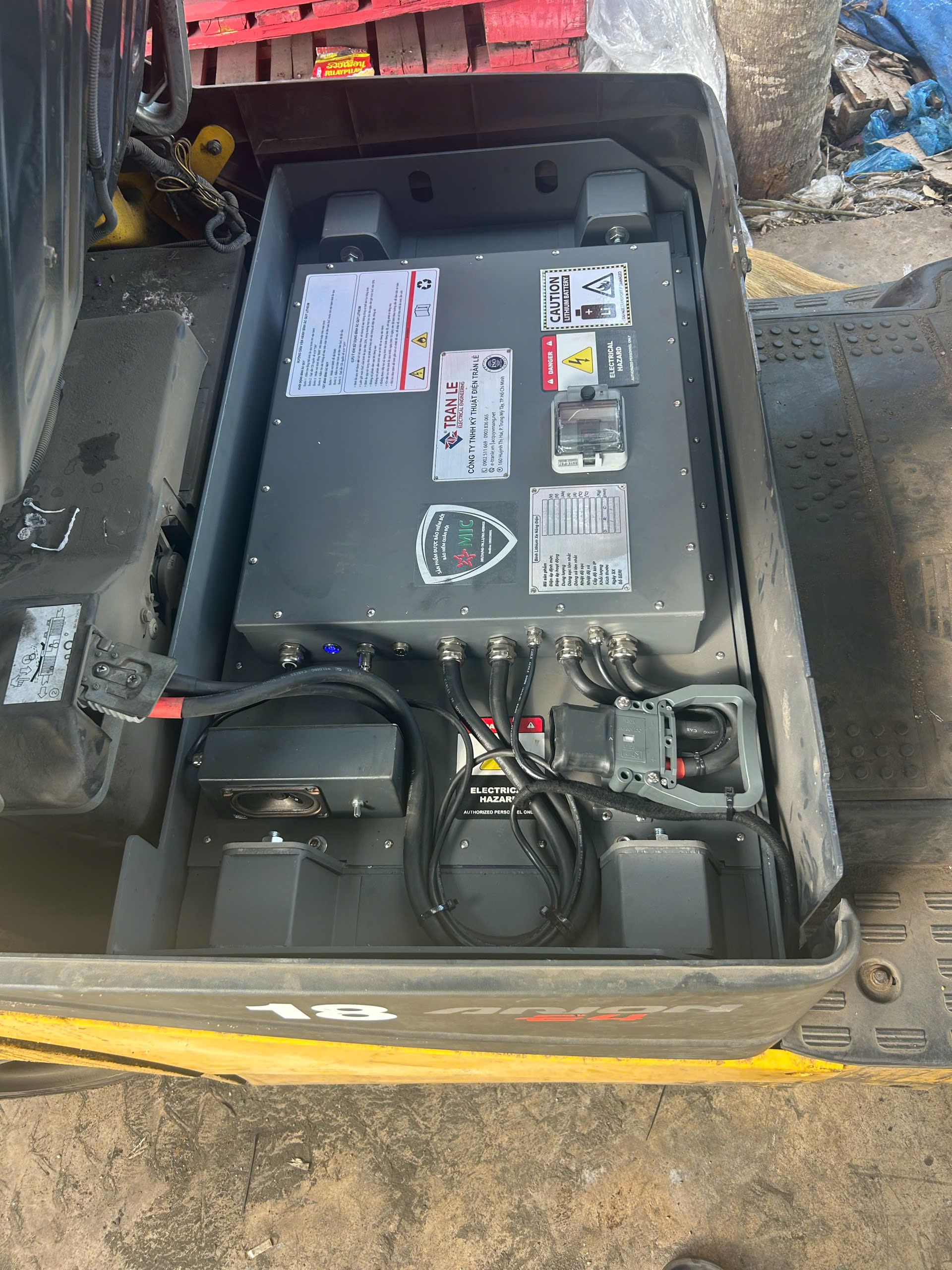 Pin Lithium 48V-314Ah- Xe Nâng Komatsu FB18-12