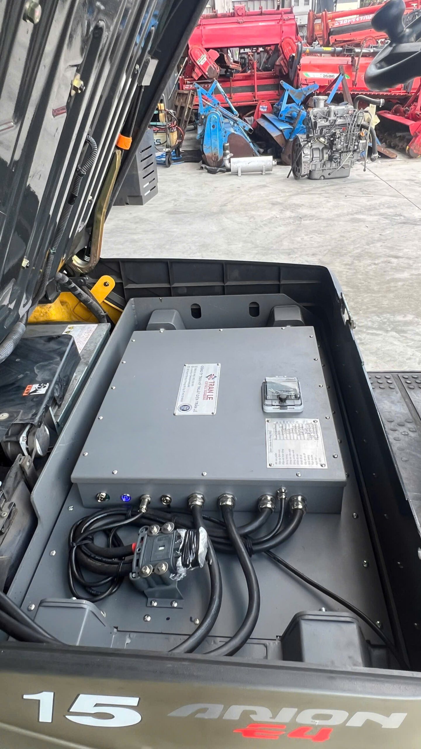 Pin Lithium Trần Lê 48V 314Ah Xe Nâng Komatsu 1,5 Tấn | Bảo Hành 5 Năm 15 Pin Lithium Trần Lê 48V